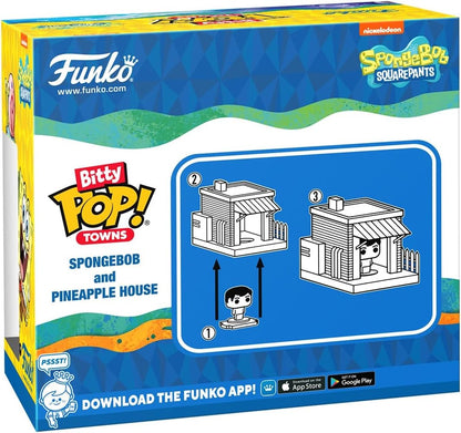 Funko Bitty Pop Town: Bob Esponja - Bob Esponja En Casa