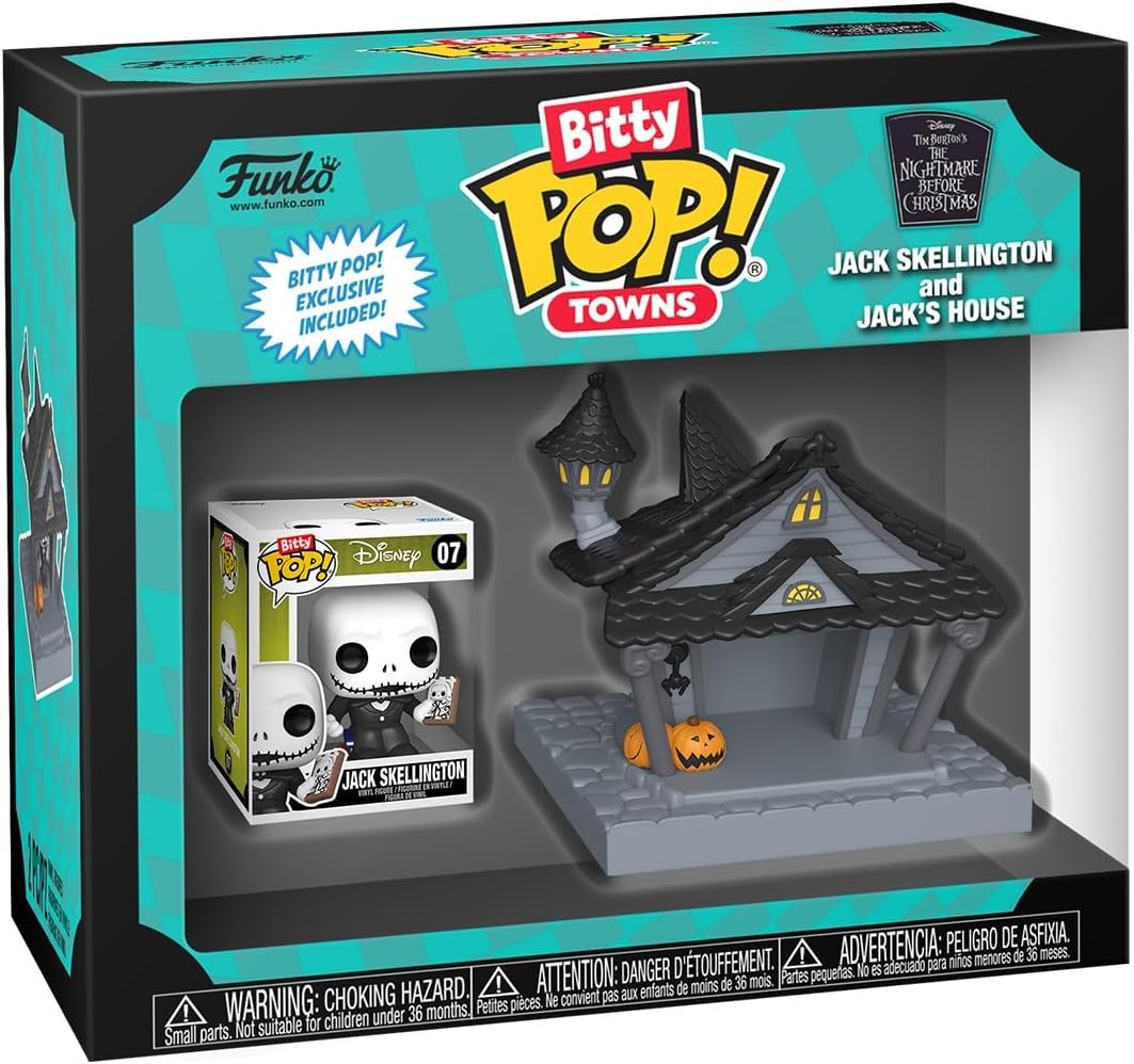 Funko Bitty Pop Town: Disney Mundo De Jack - Jack En Casa
