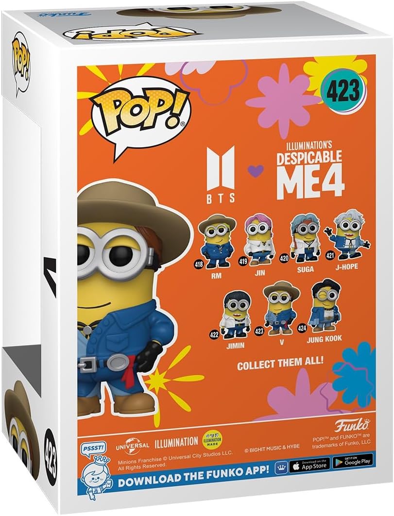 Funko Pop Movies: Mi Villano Favorito X BTS - V