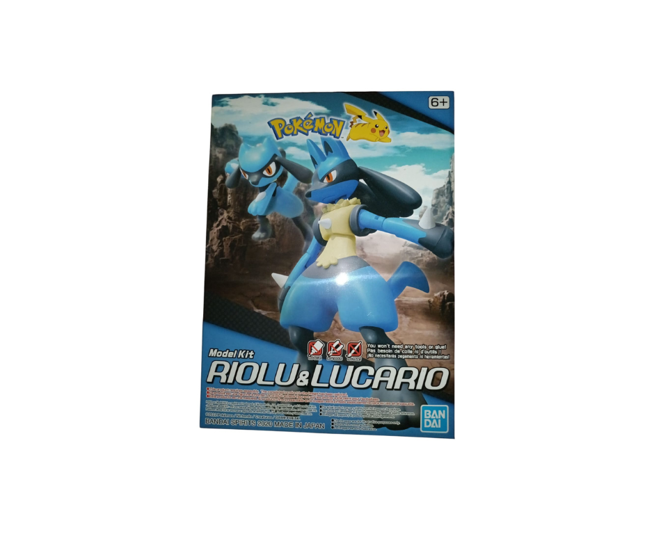 Bandai Model Kit Pokemon Riolu y Lucario