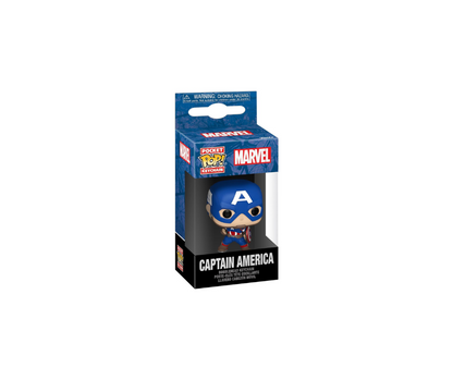 Funko Pop Llavero: Marvel New Classics - Capitan America
