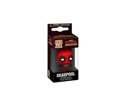 Funko Pop Llavero: Deadpool y Wolverine - Deadpool Con Espadas