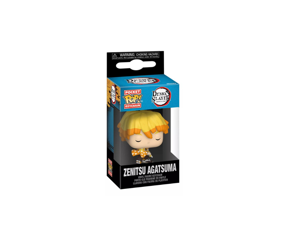 Funko Pop Llavero Demon Slayer: Kimetsu No Yaiba - Zenitsu