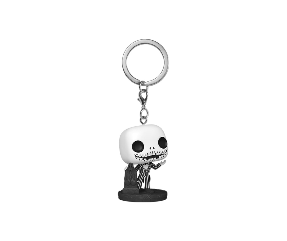 Funko Pop Llavero: Disney The Nightmare Before Christmas 30th - Jack Skellington