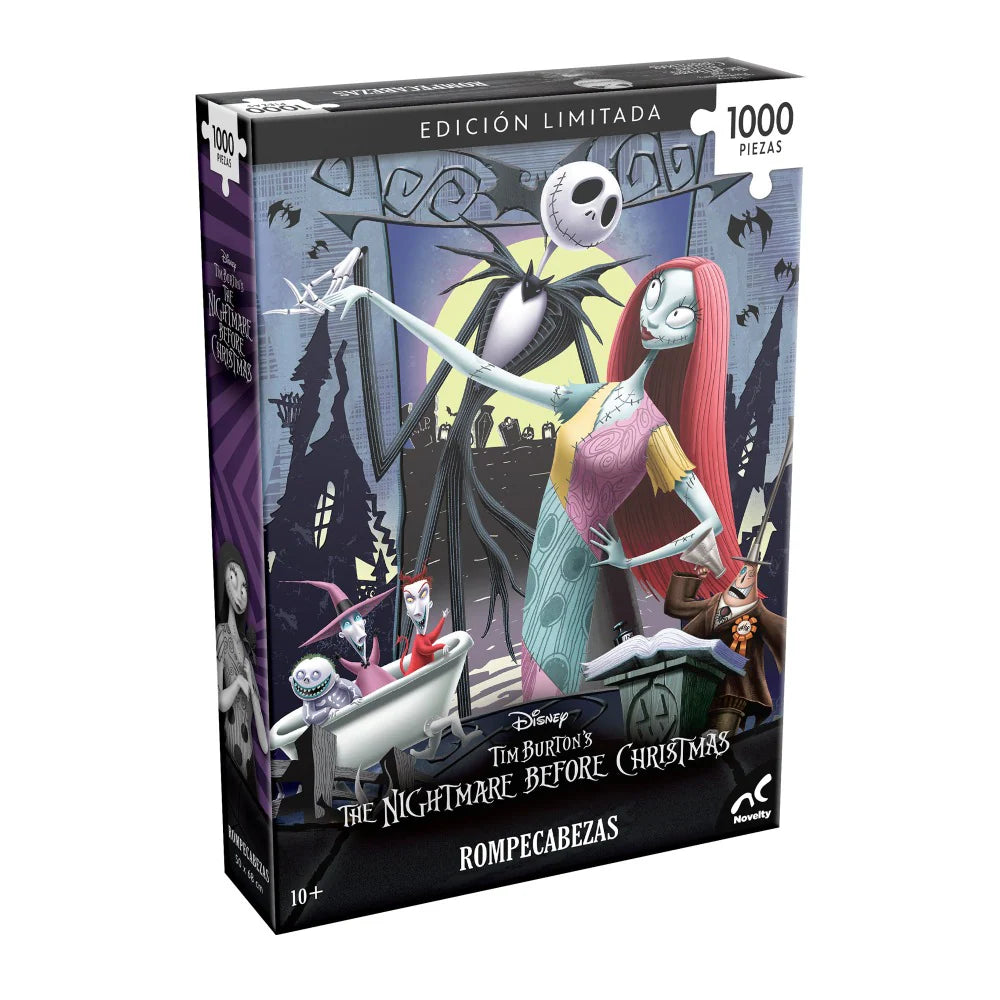 Novelty Rompecabezas - The Nightmare Before Christmas Jack y Sally 1000 Piezas