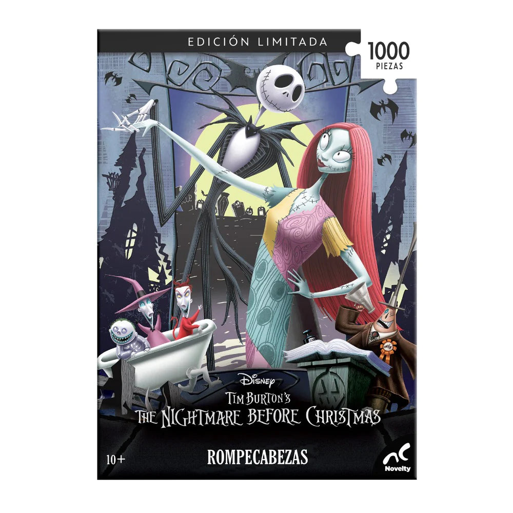Novelty Rompecabezas - The Nightmare Before Christmas Jack y Sally 1000 Piezas