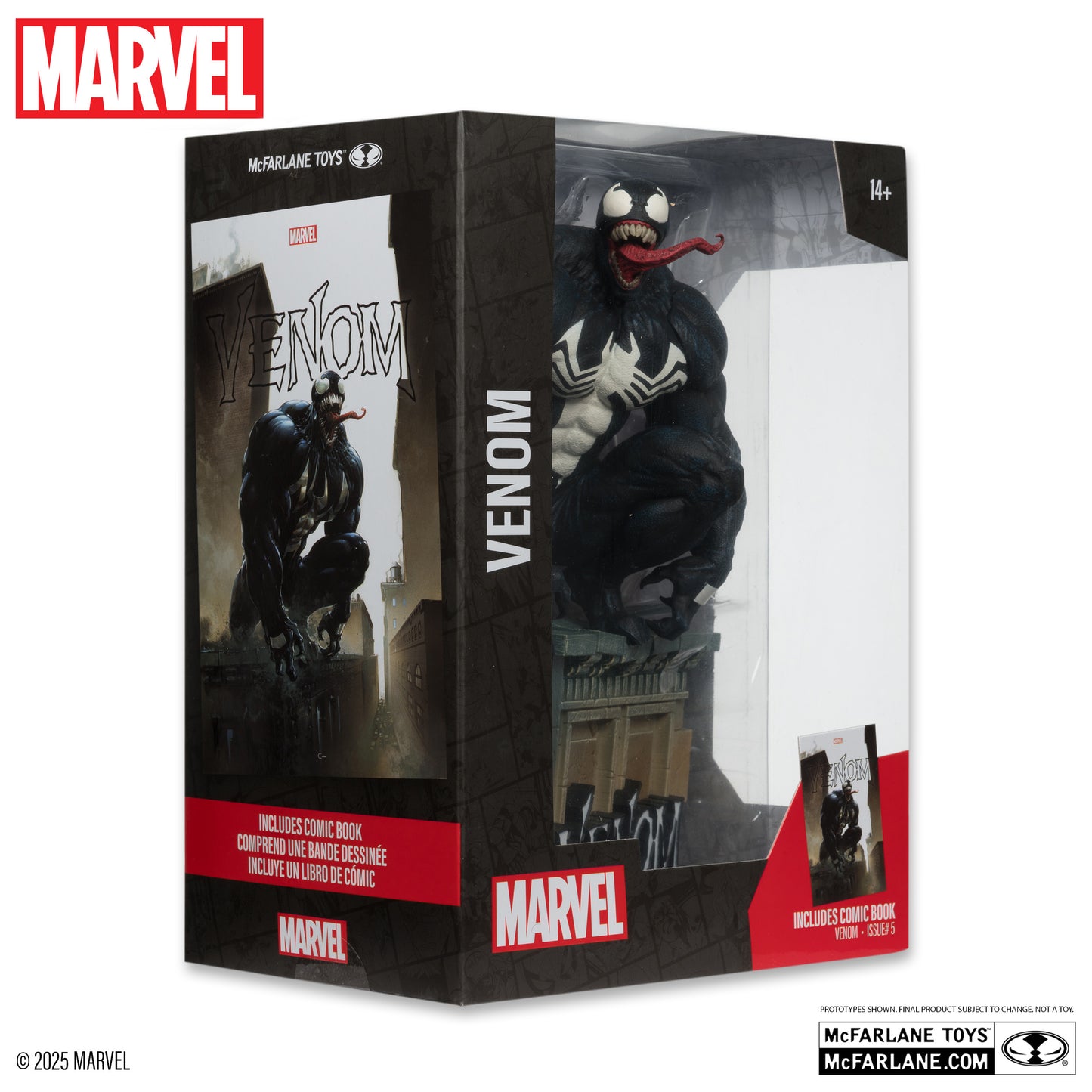 Mcfarlane Marvel Collection: Venom Num 5 - Venom Escala 1/6