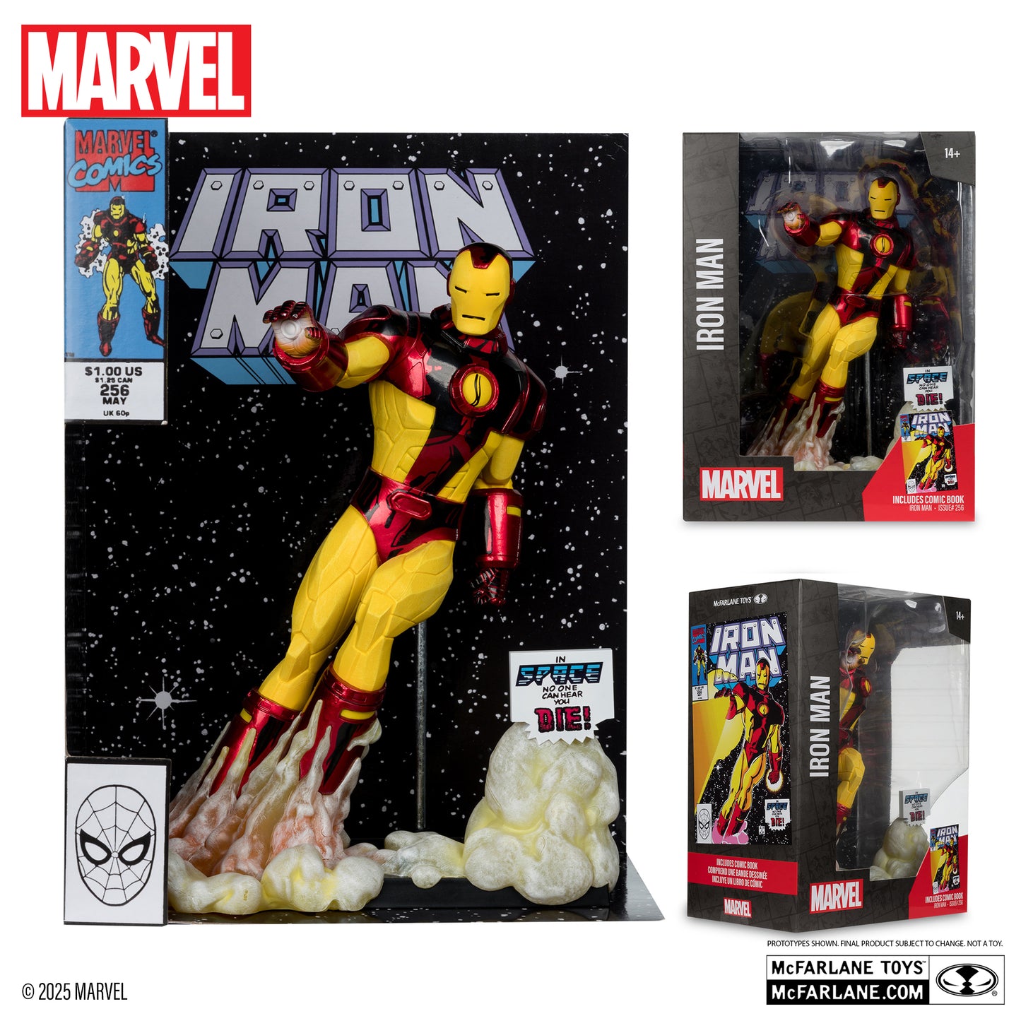 Mcfarlane Marvel Collection: Iron Man Num 256 - Iron Man Escala 1/6