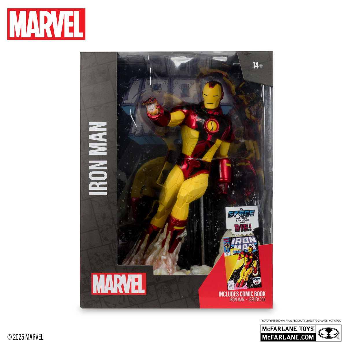 Mcfarlane Marvel Collection: Iron Man Num 256 - Iron Man Escala 1/6
