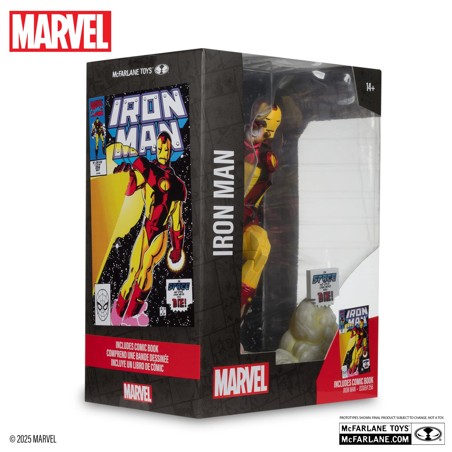 Mcfarlane Marvel Collection: Iron Man Num 256 - Iron Man Escala 1/6