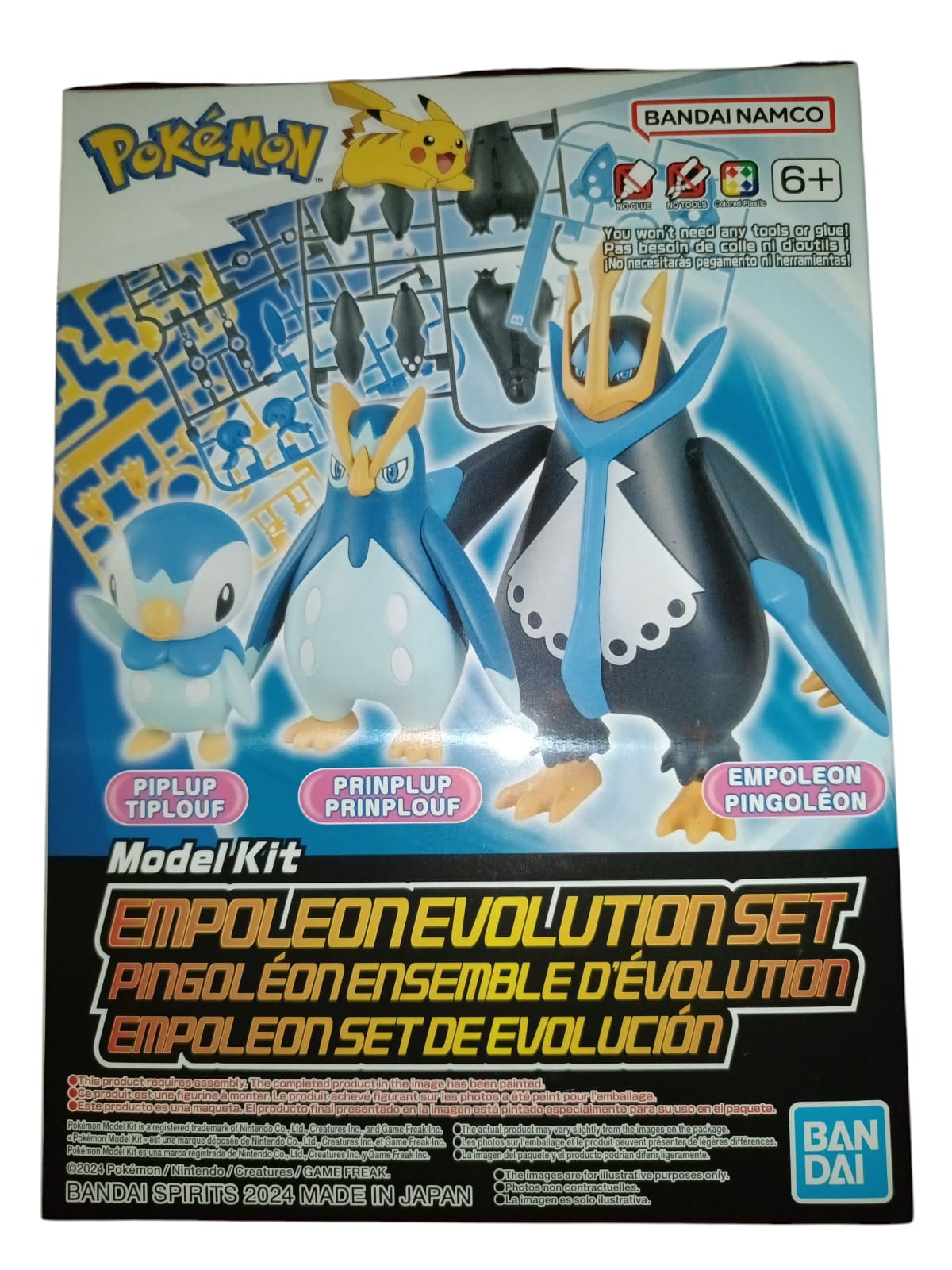 Bandai Model Kit Pokemon Empoleon Evolution Set